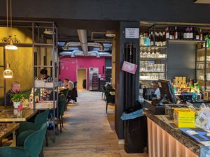 Inside of Saravanaa Bhavan. at Saravanaa Bhavan in Cologne