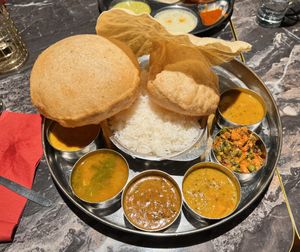 thali  at Saravanaa Bhavan in Cologne