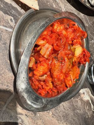 chili vegetables (from chinese wok)  at Saravanaa Bhavan in Cologne