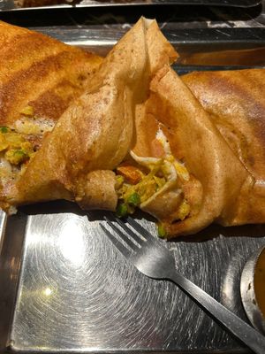 Vegetables dosa  at Saravanaa Bhavan in Cologne