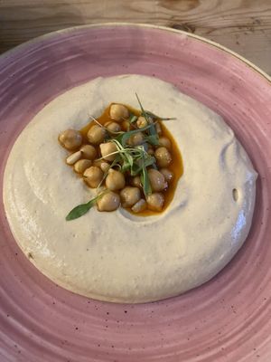 Hummus   at Queen of Cups in Glastonbury