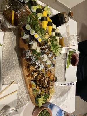 Sushi Auswahl  at Baushi in Carvoeiro