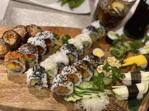 Sushi Auswahl  at Baushi in Carvoeiro