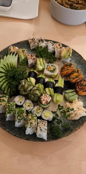 Plate one at Baushi in Carvoeiro