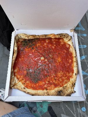   at Pizzeria da Michele in Naples