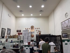 Inside   at Pizzeria da Michele in Naples