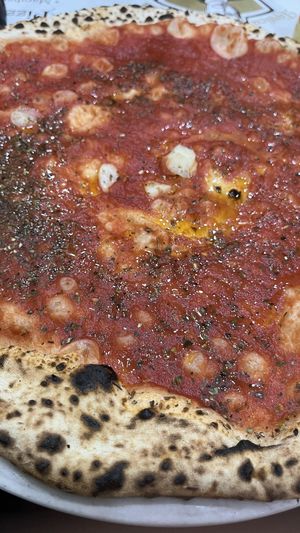   at Pizzeria da Michele in Naples