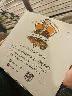   at Pizzeria da Michele in Naples
