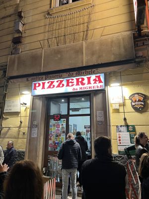 Front  at Pizzeria da Michele in Naples