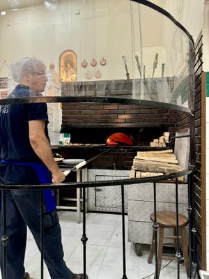   at Pizzeria da Michele in Naples