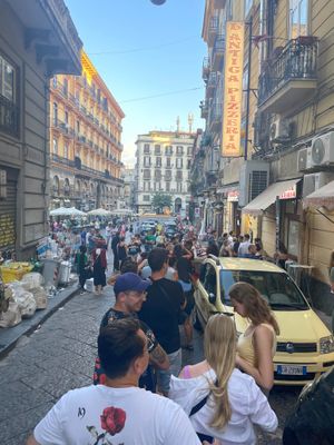 The Line at Pizzeria da Michele in Naples