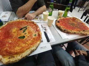 Pizza at Pizzeria da Michele in Naples
