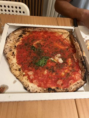   at Pizzeria da Michele in Naples