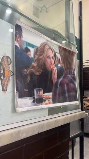   at Pizzeria da Michele in Naples