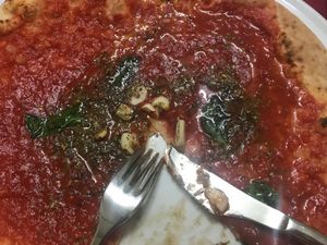Pizza Marinara at Pizzeria da Michele in Naples