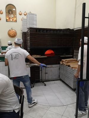 Pizza ovens  at Pizzeria da Michele in Naples