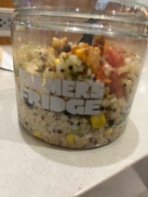 burrito bowl at MSP - Farmer's Fridge - T1 & T2 in Minneapolis