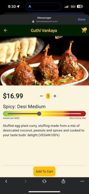   at Bloom Bawarchi in Bloomington