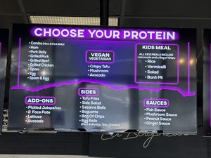 Proteins  at La Baguette in Palm Desert