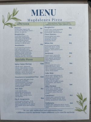   at Magdalenes Pizza in Aguadilla