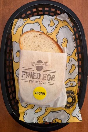 Vegan and Sara at Fried Egg I'm In Love in Portland