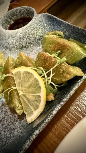 Gyoza  at Kinkura in Vancouver