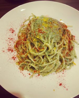 Vegan pasta  at Kuwaddo 桑っど in Kisarazu