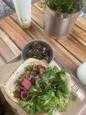 Mini Falafel and Vallah Vegan  at Kebap with Attitude in Berlin