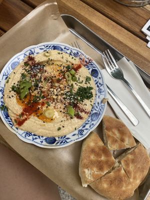 Hummus  at Kebap with Attitude in Berlin