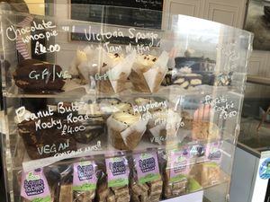 Todays vegan cake selection   at No. 19 in Avoch
