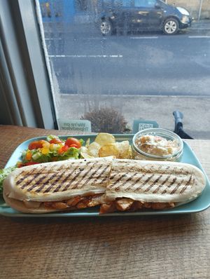Sweet chilli 'chicken' panini. at No. 19 in Avoch