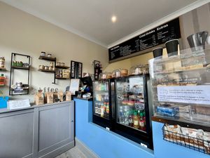 Counter and cakes   at No. 19 in Avoch