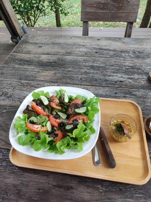 Salad at Chicken and Bee in Prachuap Khiri Khan