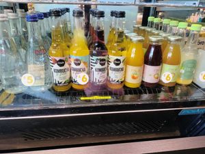 Great selection of juices at Izy Coffee in Antwerpen