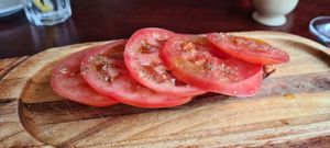 Bruschetta al Pomodoro e Pesto* (Vegan with no Pesto) at Michelangelo Italian Restaurant in Ryde