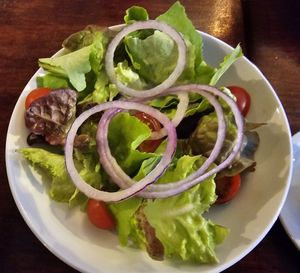 Side salad at Michelangelo Italian Restaurant in Ryde