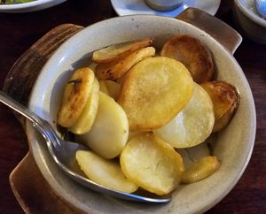 Rosemary potatoes at Michelangelo Italian Restaurant in Ryde