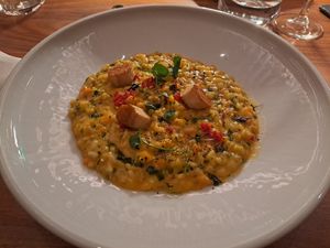 Risotto at Roof Garden in Athens