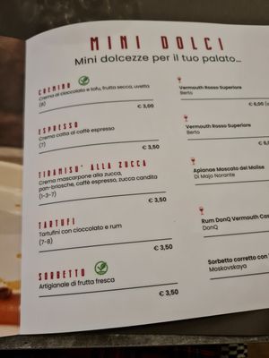 Menu #Veganuary at Bolle Pizzeria Seregno in Seregno