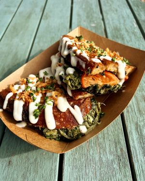 Croque Epinards at The French Fox in Isle Of Arran