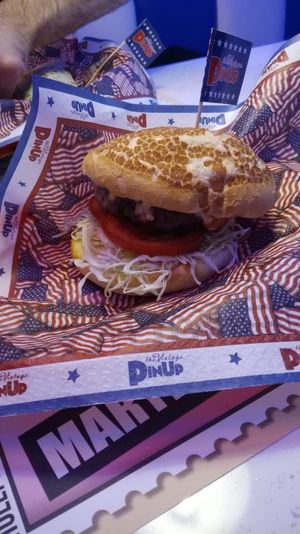 Veggy burger at PinUp Pub in Volpago Del Montello