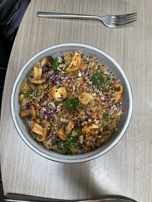 Fried sticky rice  at Plant Food + Wine in Lima