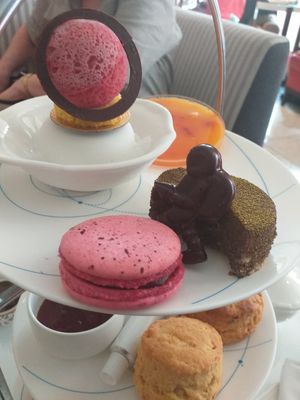 Half moon and macaroon at The Drawing Rooms in South West London