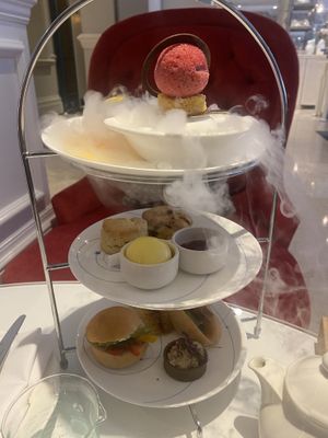 Snacks with tea #Veganuary at The Drawing Rooms in South West London