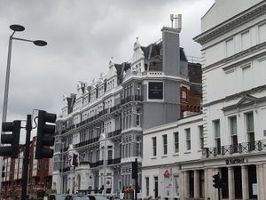 The Hotel from outside at The Drawing Rooms in South West London