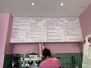 Menu  at How Matcha! in London