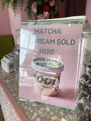 Vegan matcha ice cream   at How Matcha! in London