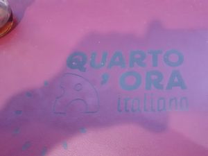 Logo at Quarto d'Ora Italiano in Pisa