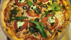   at Pizza Mafia in Tbilisi