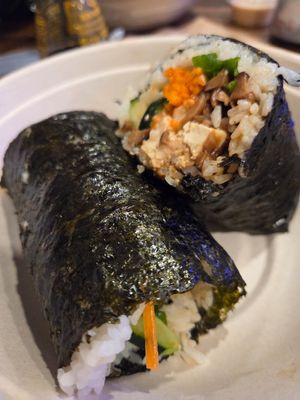 Susharito w/ Shitake at Pacific Bowl & Rolls in Monterey